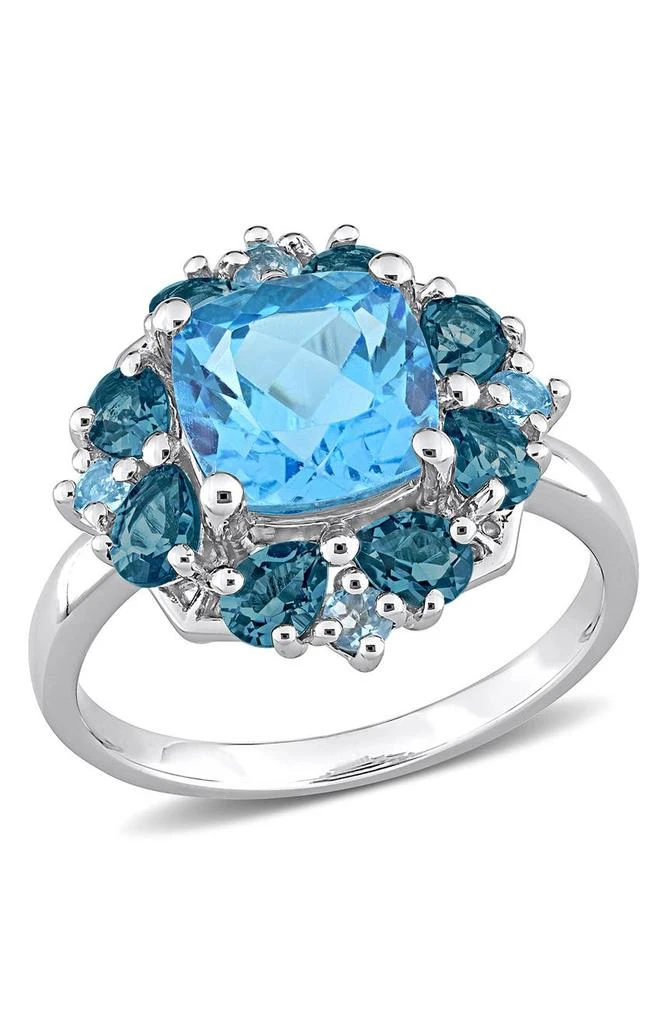 商品DELMAR|Sterling Silver Blue Topaz Ring,价格¥1812,第1张图片