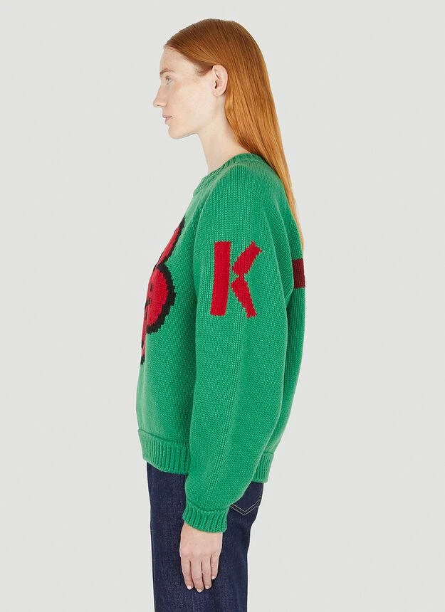 商品Kenzo|Graphic Comfort Sweater in Green,价格¥2949,第3张图片详细描述