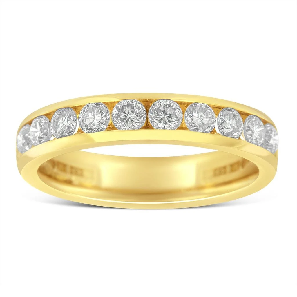 商品Haus of Brilliance|18K Yellow Gold Diamond Wedding Band Ring,价格¥24373,第1张图片