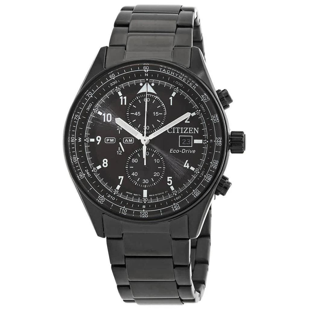 商品Citizen|Eco-Drive Chronograph Black Dial Men's Watch CA0775-87E,价格¥1492,第1张图片