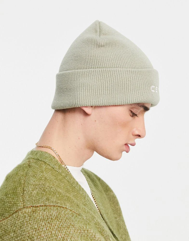 商品Carhartt|Carhartt WIP script beanie in grey,价格¥134,第3张图片详细描述