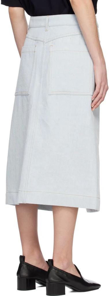商品Studio Nicholson|Blue Soro Midi Skirt,价格¥696,第3张图片详细描述