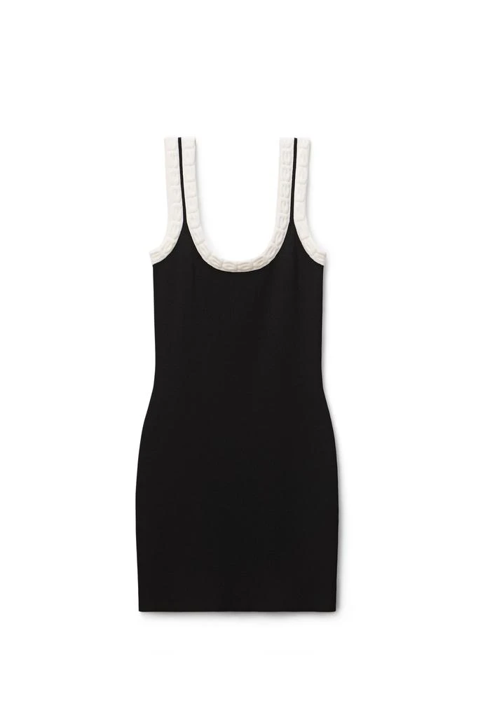 商品Alexander Wang|LOGO TRIM MINI DRESS IN CHENILLE VISCOSE,价格¥2015,第1张图片