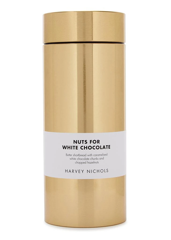 商品Harvey Nichols|Nuts For White Chocolate Shortbread Biscuits Tin 200g - Best Before 30/09/2023,价格¥26,第2张图片详细描述