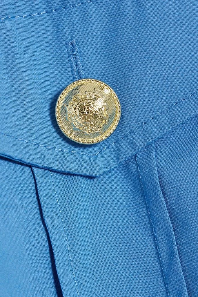 商品Derek Lam|Belted tiered cotton-blend poplin midi shirt dress,价格¥2207,第4张图片详细描述