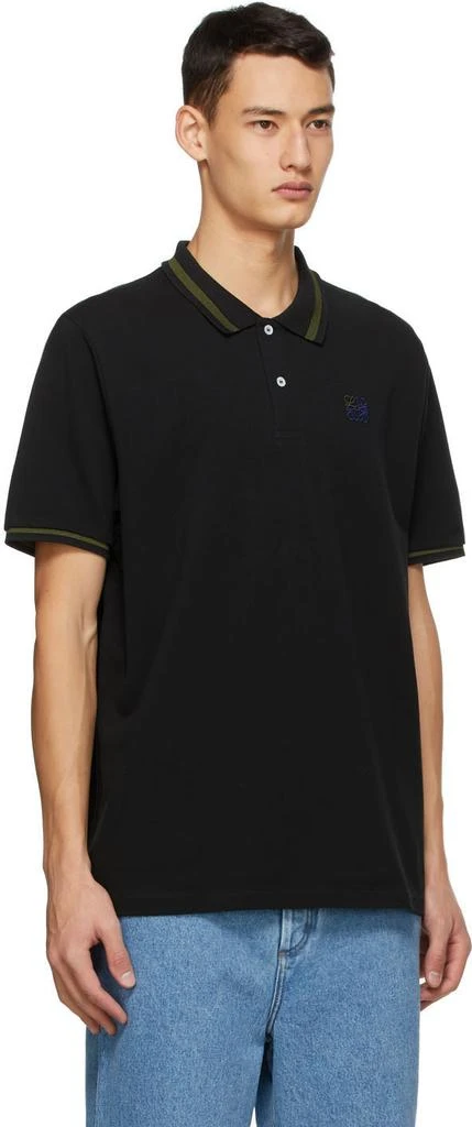 商品Loewe|Black Anagram Embroidered Polo,价格¥1819,第2张图片详细描述