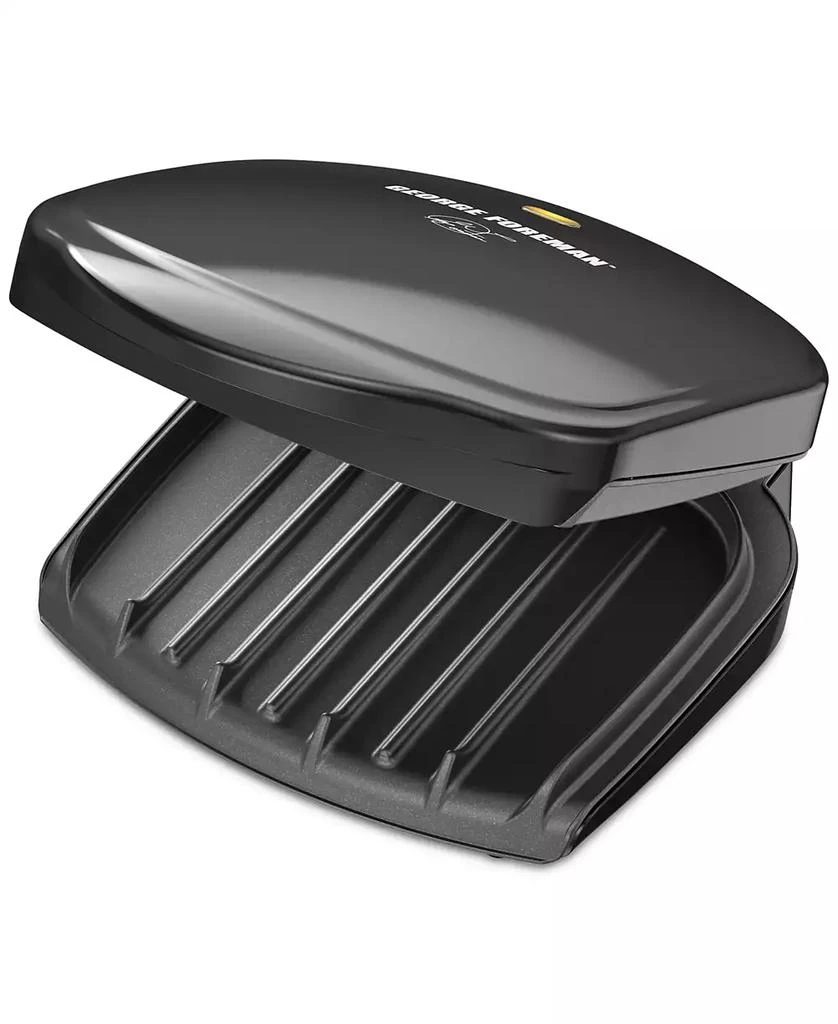 商品George Foreman|2-Serving Classic Plate Electric Indoor Grill & Panini Press,价格¥216,第3张图片详细描述