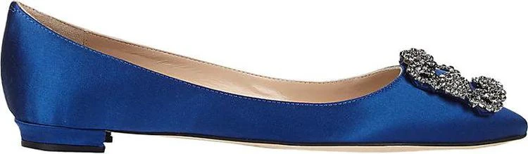 商品Manolo Blahnik|Hangisi Flats 平底鞋,价格¥7101,第1张图片