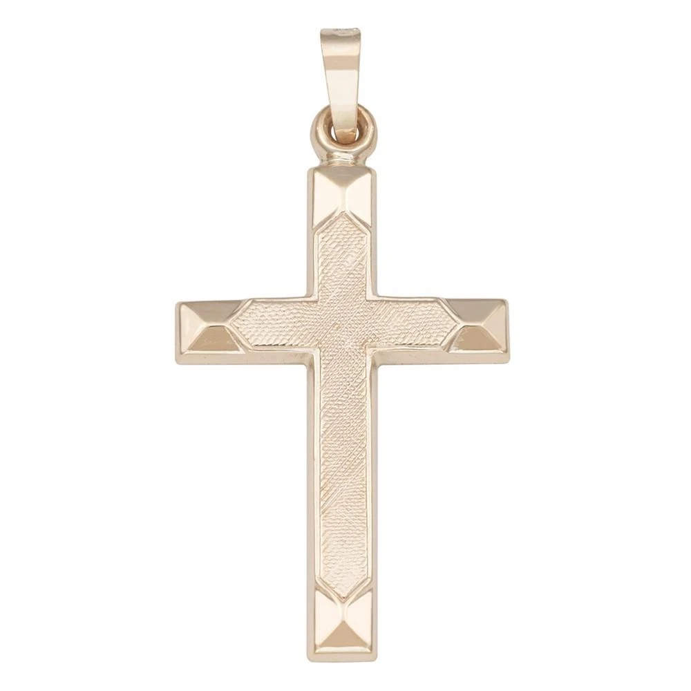 商品Macy's|Cross Pendant in 14k Yellow Gold,价格¥730,第1张图片