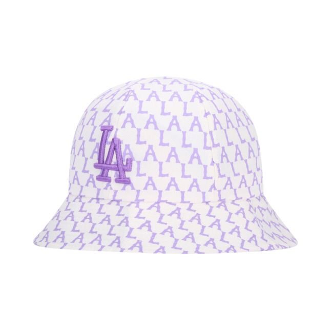 【享贝家】MLB 刺绣logo圆顶渔夫帽 白色32CPHA111-07V-57H商品第2张图片规格展示