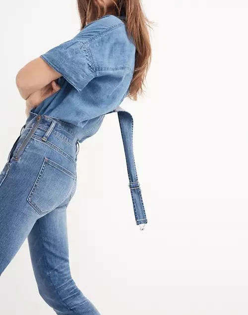 商品Madewell|Skinny Overalls in Kemp Wash,价格¥515,第2张图片详细描述