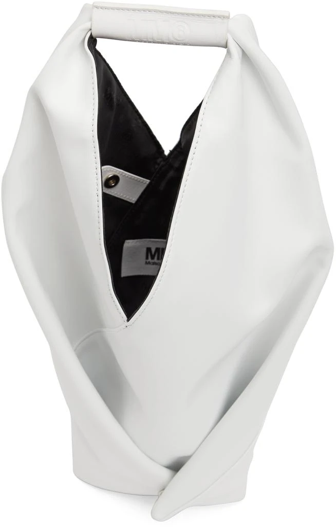 商品MAISON MARGIELA|White Faux-Leather Small Triangle Tote,价格¥1170,第5张图片详细描述