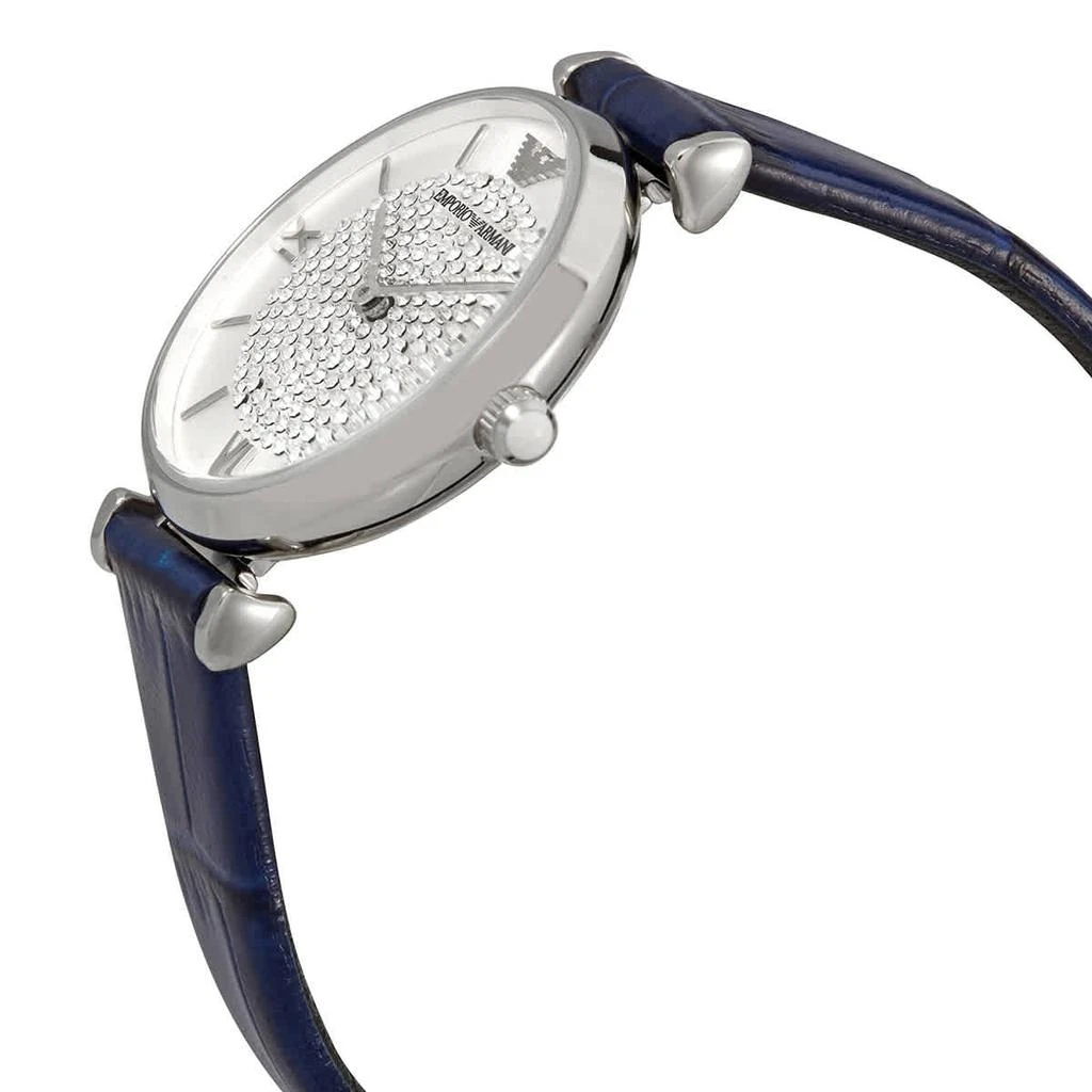 商品Emporio Armani|Gianni T-Bar Quartz Silver Dial Ladies Watch AR11344,价格¥751,第2张图片详细描述