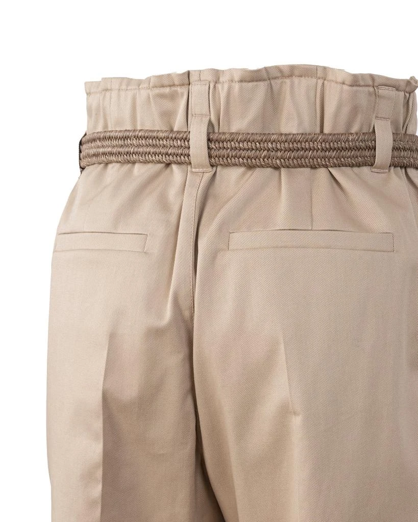 商品Brunello Cucinelli|Brunello Cucinelli Belt Detailed Pants,价格¥3314,第4张图片详细描述