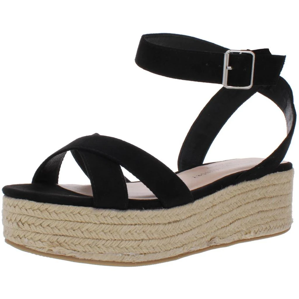 商品Chinese Laundry|Chinese Laundry Womens Zala Buckle Ankle Strap Platform Sandals,价格¥99,第1张图片