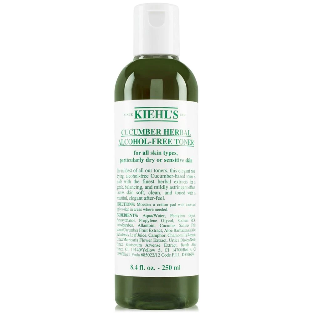 商品Kiehl's|Cucumber Herbal Alcohol-Free Toner, 8.4-oz.,价格¥184,第1张图片