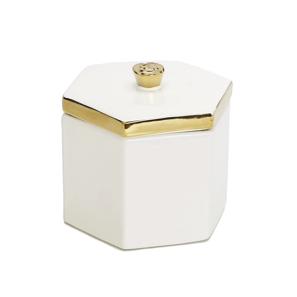 商品Vivience|Hexagon Shaped Box with Flower Knob on Cover,价格¥217,第4张图片详细描述