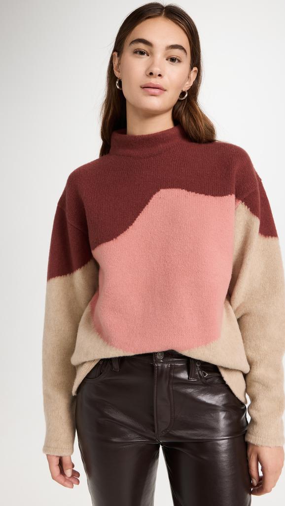 Theory Brushed Intarsia Sweater商品第2张图片规格展示