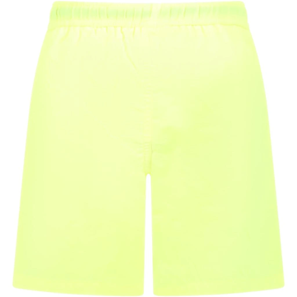 商品MSGM|Yellow Swim-boxer For Boy With Black Logo,价格¥658,第3张图片详细描述