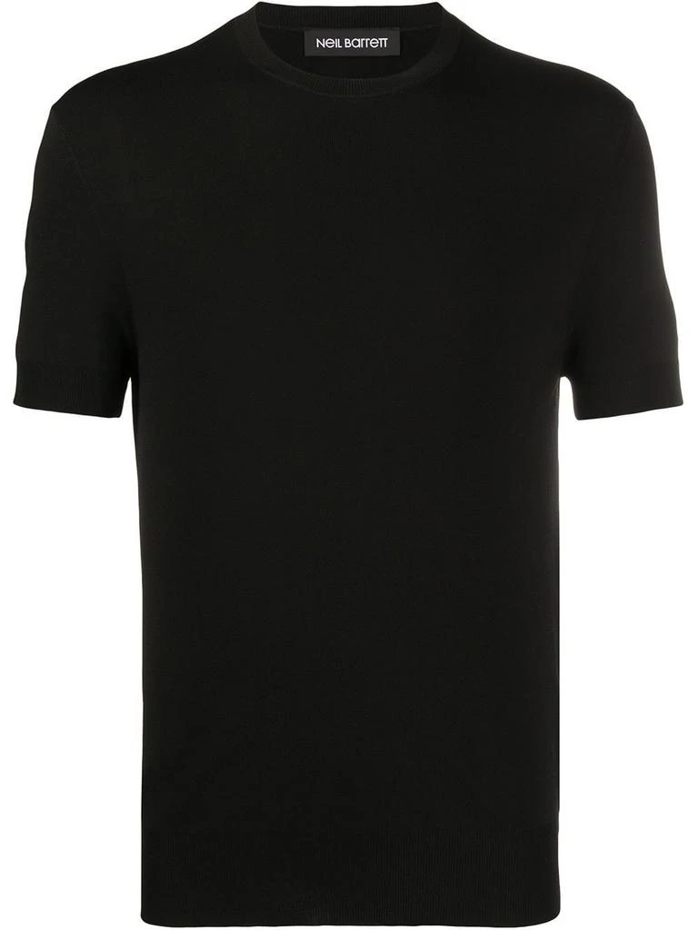 商品Neil Barrett|Neil barrett men's black viscose t shirt,价格¥2834,第1张图片