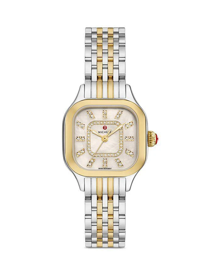 商品Michele|Meggie Diamond Two-Tone Watch, 29mm,价格¥11937,第1张图片