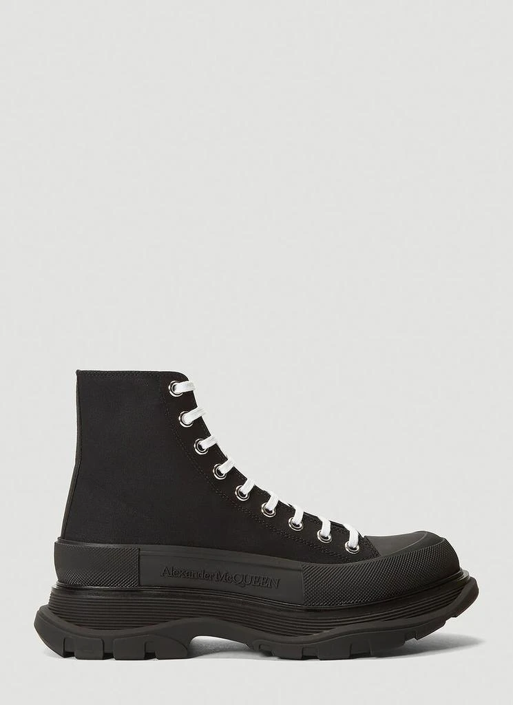 商品Alexander McQueen|Alexander McQueen Tread Lace Up Boots,价格¥5235,第1张图片