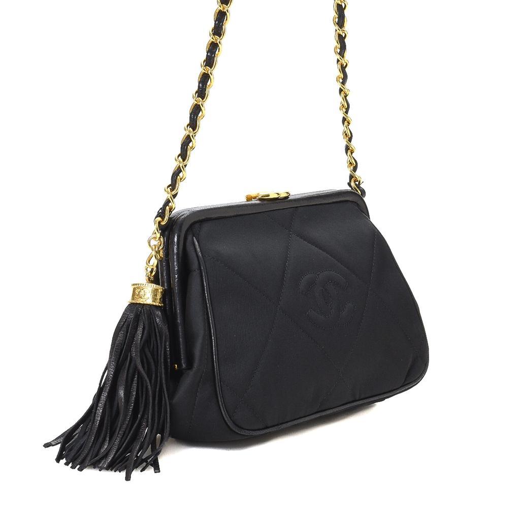 商品[二手商品] Chanel|CC Logo Tassel Chain Shoulder Bag,价格¥22882,第6张图片详细描述