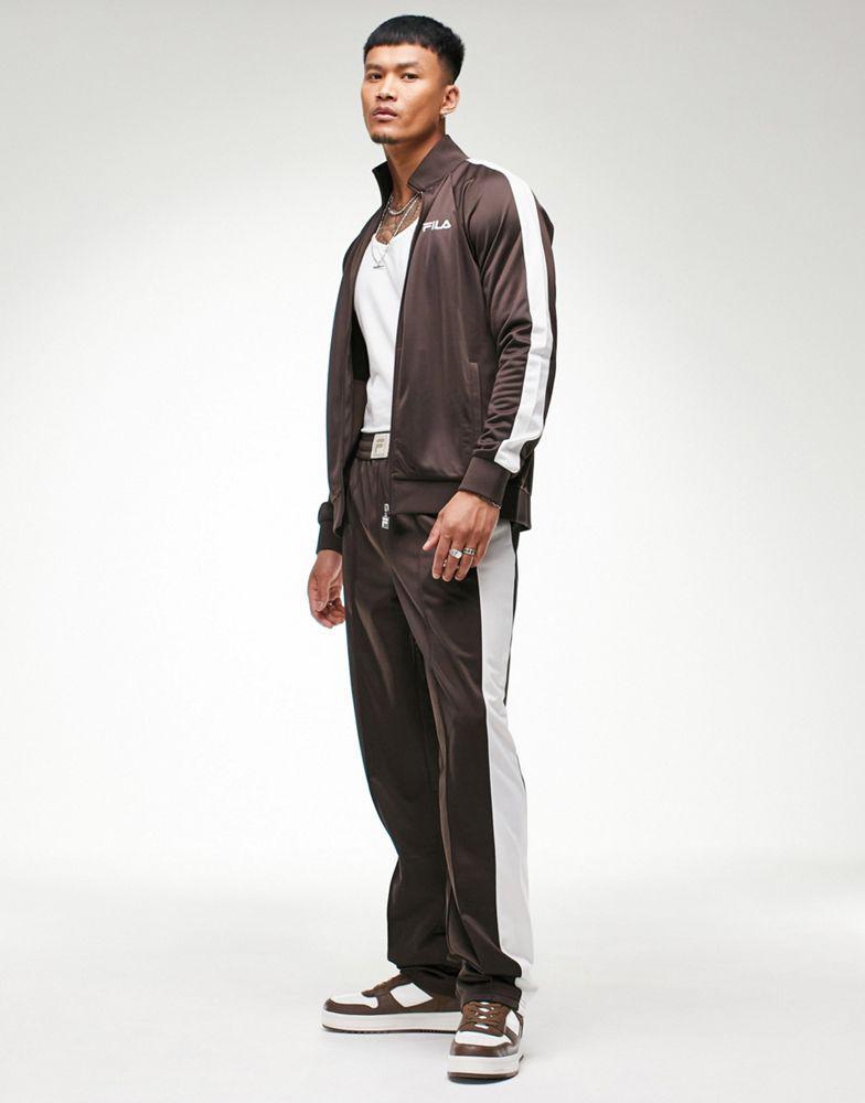 商品Fila|Fila track top with logo in brown - exclusive to ASOS,价格¥395,第5张图片详细描述