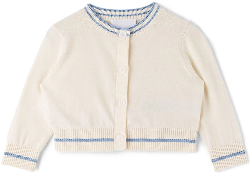 商品Burberry|灰色 Chequerboard 婴儿连体衣套装,价格¥1479,第2张图片详细描述
