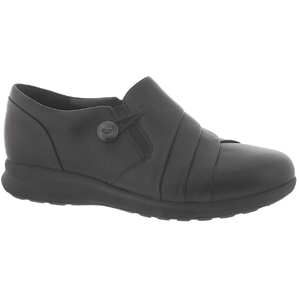 商品Clarks|Clarks Womens Un Adorn Loop Leather Slip On Flats,价格¥312,第1张图片
