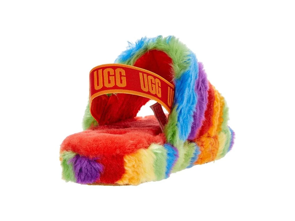 商品UGG|Fluff Yeah Slide Cali Collage (Little Kid/Big Kid),价格¥383,第5张图片详细描述