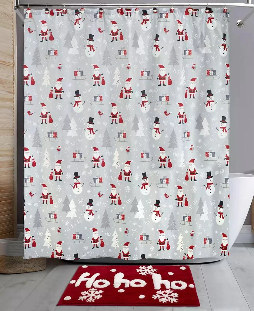 商品Avanti|Ho Ho Ho Shower Curtain, 72" x 72",价格¥210,第3张图片详细描述
