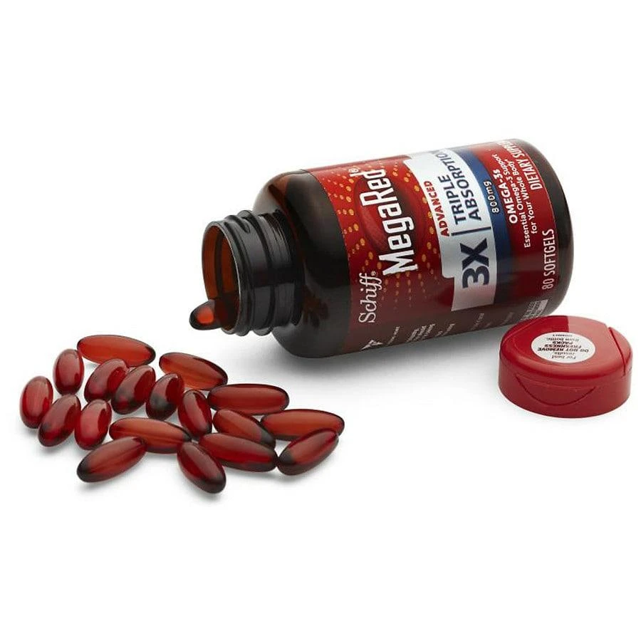 商品MegaRed|Advanced 6X Absorption Softgels, Omega-3 Fish Oil Supplement,价格¥366,第2张图片详细描述