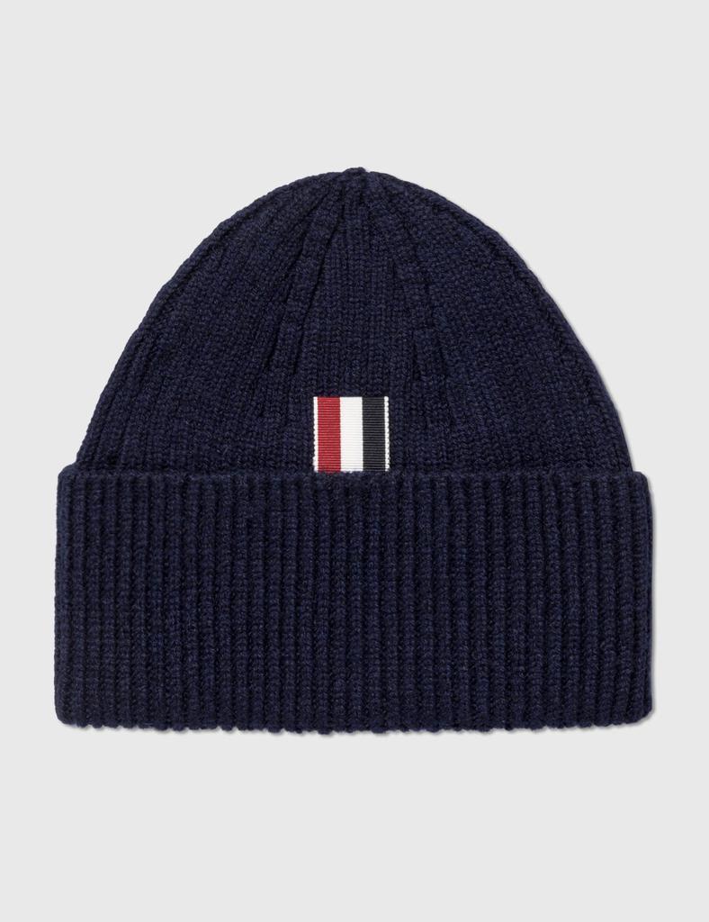 商品Thom Browne|4 BAR STRIPE CASHMERE RIB HAT,价格¥2987,第4张图片详细描述