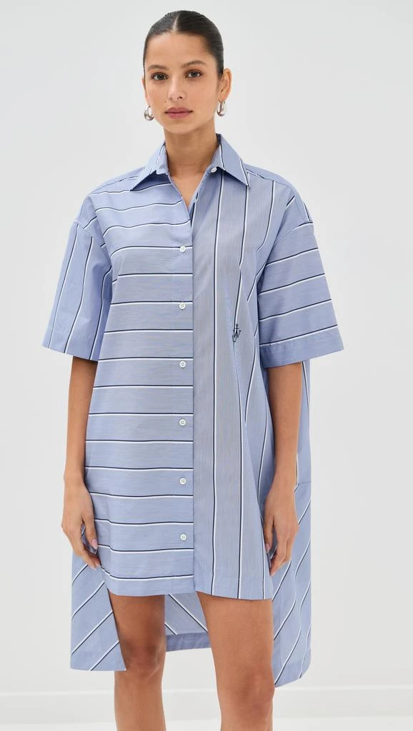 Short Sleeve Step Hem Shirt Dress 商品