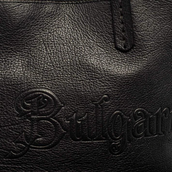 商品[二手商品] BVLGARI|Bvlgari Black Soft Leather Sotirio Tote,价格¥1220,第5张图片详细描述
