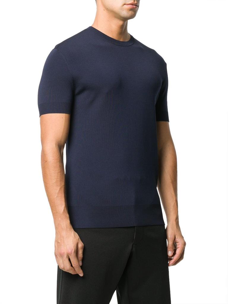 Neil Barrett Men's  Blue Viscose T Shirt商品第2张图片规格展示