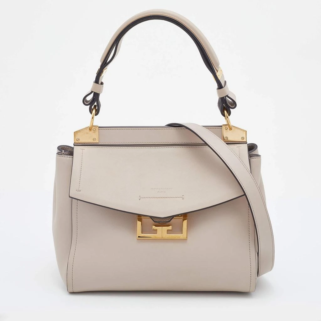 商品[二手商品] Givenchy|Givenchy Light Beige Leather Small Mystic Foldover Top Handle Bag,价格¥5404,第1张图片