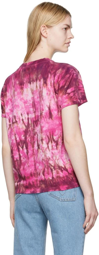 商品AMI|Pink Cotton T-Shirt,价格¥573,第3张图片详细描述