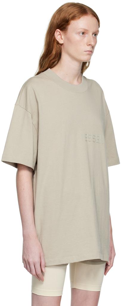 Gray Cotton T-Shirt商品第2张图片规格展示