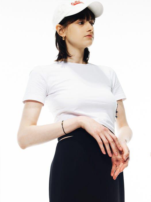 [Drama Signature] Cut-out Waist Midi Skirt商品第4张图片规格展示