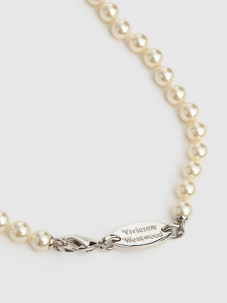商品Vivienne Westwood|Man Stuart Faux Pearl Necklace,价格¥1716,第4张图片详细描述