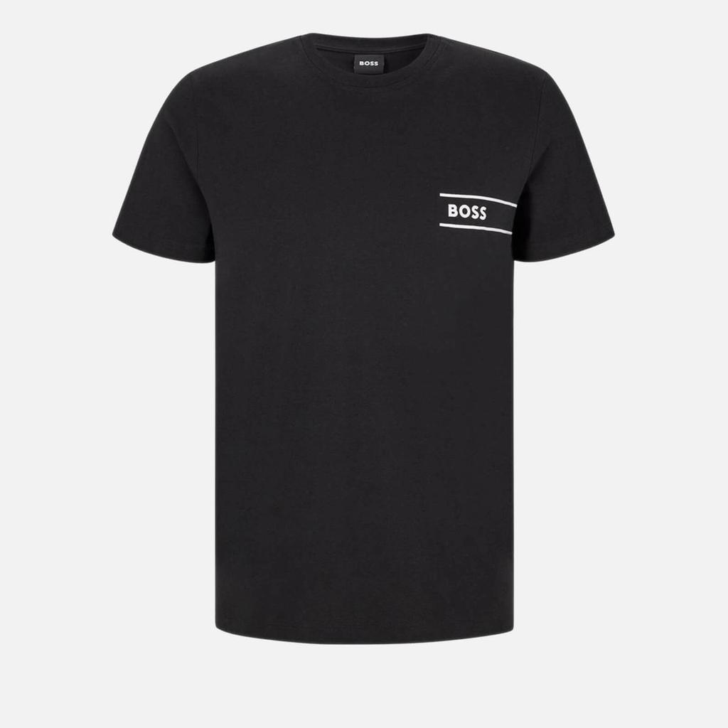 BOSS Bodywear Men's 24 Logo T-Shirt - Black商品第1张图片规格展示