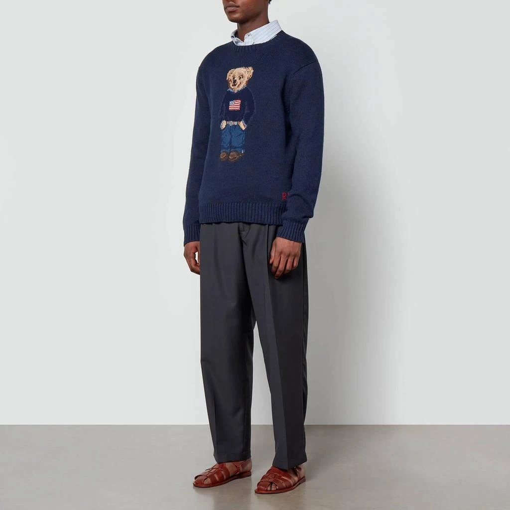 商品The Hut|Polo Ralph Lauren Polo Bear Cotton and Linen-Blend Jumper,价格¥2260,第3张图片详细描述