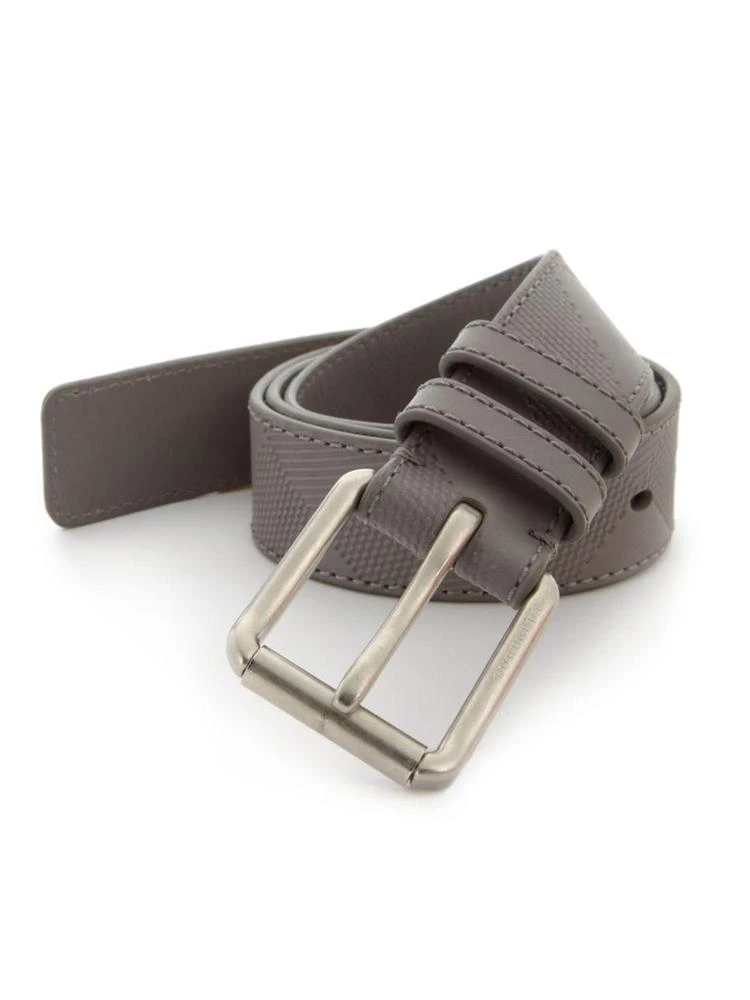 商品Burberry|Check-Embossed Leather Belt,价格¥1555,第1张图片