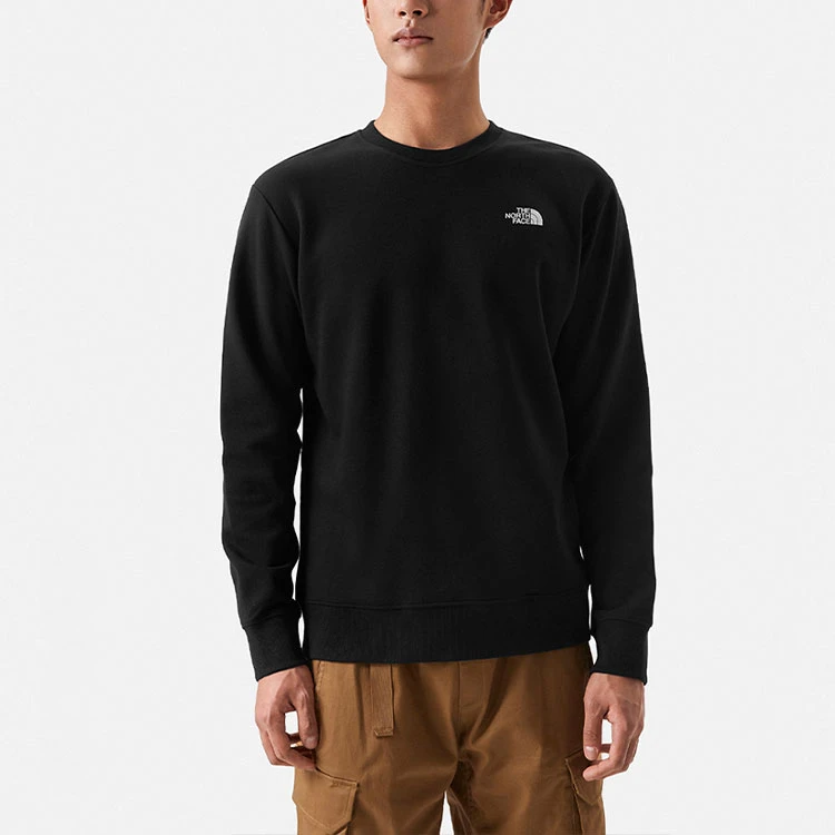 商品[国内直发] The North Face|北面 服装系列 Logo印花宽松休闲套头厚款美式复古卫衣 男女同款 黑色,价格¥437,第6张图片详细描述
