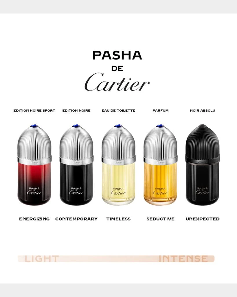 商品Cartier|Pasha Edition Noire Eau de Toilette, 3.3 oz.,价格¥919,第5张图片详细描述