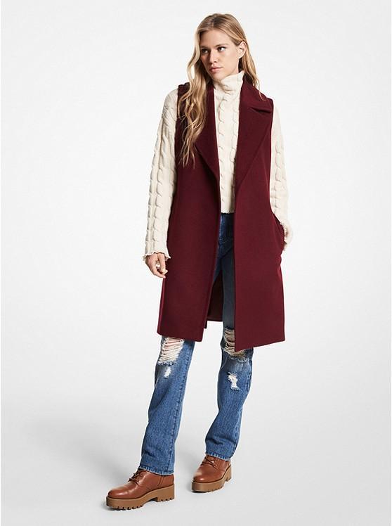 商品Michael Kors|Wool Blend Wrap Vest,价格¥1035,第1张图片