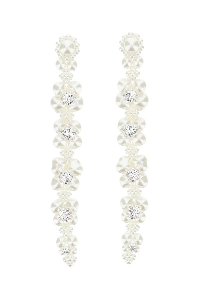 商品Simone Rocha|Simone rocha cluster drip pearl crystal earrings,价格¥1646,第1张图片