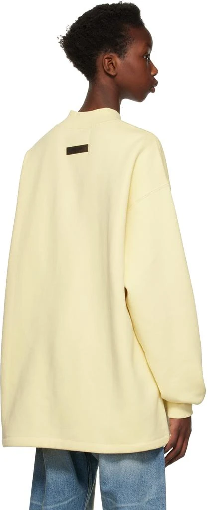 商品Essentials|Yellow Relaxed Sweatshirt,价格¥222,第3张图片详细描述